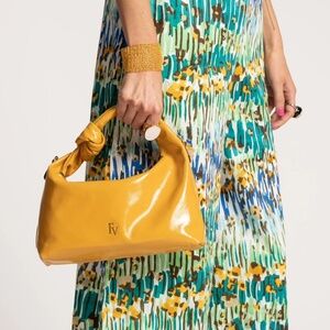 Frances Valentine, Tinsley hobo naplak leather, banana yellow, BNWT